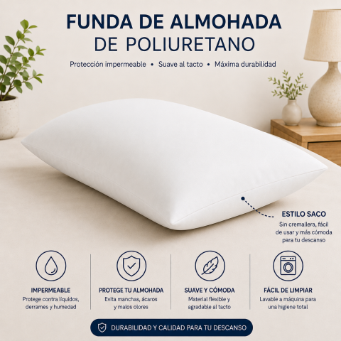 FUNDA ALMOHADA TA POLIURETANO JERSEY