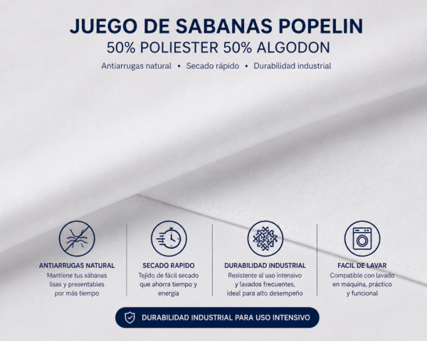 ENCIMERA POPELIN 50/50